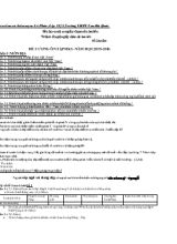 Đề cương ôn tập học kì I năm học 2015-2016